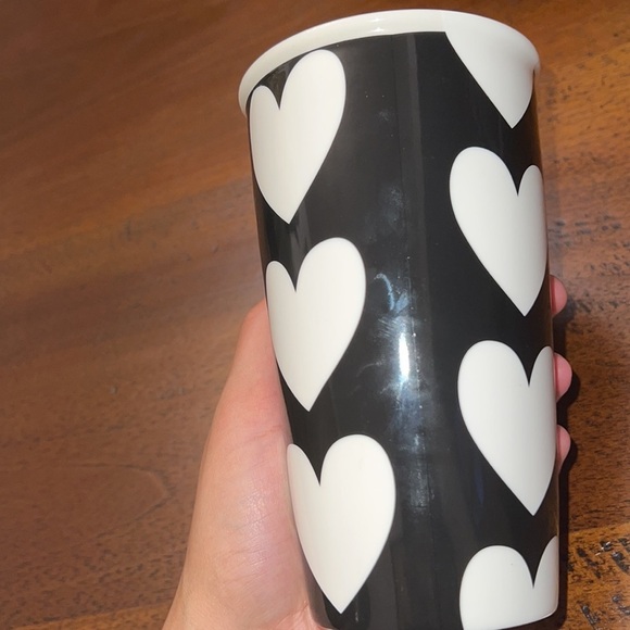 Starbucks ceramic valentines mug 12 fl oz/355 ml @2015 glass mug cup no lid - Picture 6 of 10